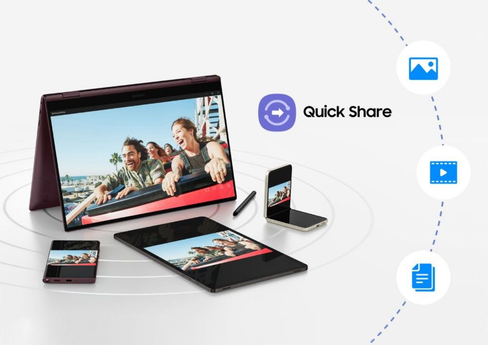 Hình ảnh cho danh mục Mẹo kết nối & chia sẻ dữ liệu nhanh với Quick Share & Link to Windows